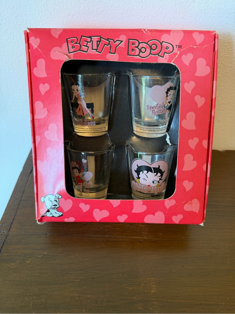 Betty Boop Shot Glass Set